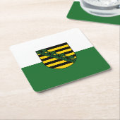 Fahne des sächsischen Untersetzer (angewinkelt)