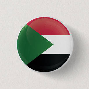 Fahne des Sudan-Round-Icon-Symbols Button