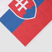 Fahne des Tissue Paper der Slowakei Seidenpapier (Ausschnitt)