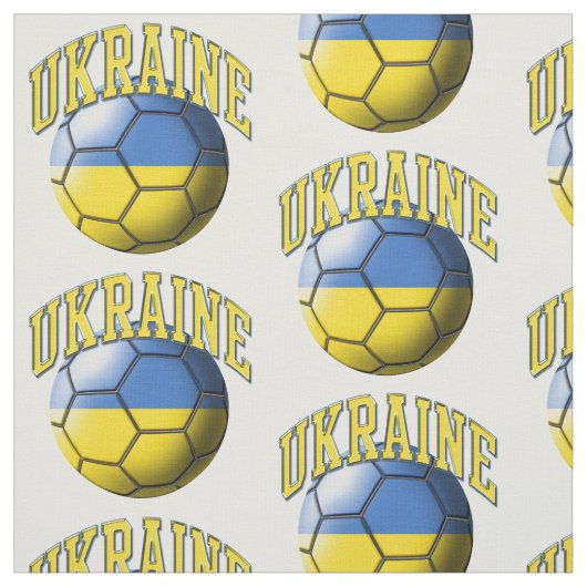 Fahne des ukrainischen Fußball-Ball-Musters Stoff (Muster)