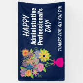 Fahne des Verwaltungsfachmannes Tages Banner (Vertikal)