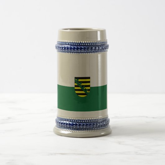 Fahne - Deutschland Sachsen Bierglas (Mittel)