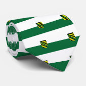 Fahne - Deutschland Sachsen Krawatte (Gerollt)