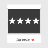 Fahne einer Allgemeinen Weltraumtruppe der Vereint Aufkleber (Blatt)