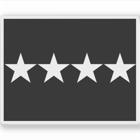 Fahne einer Allgemeinen Weltraumtruppe der Vereint Aufkleber (Vorderseite)