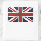 FAHNE ENGLANDS RECHTECKIGER AUFKLEBER (Tasche)