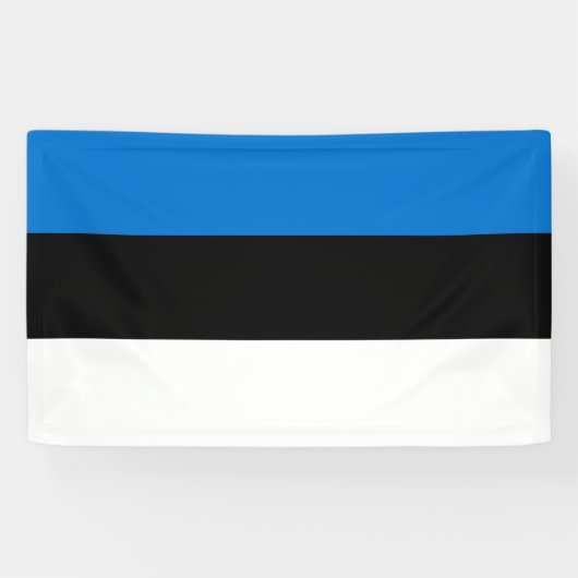 Fahne Estland Nationalflagge Rechteck Wandbanner Banner (Horizontal)
