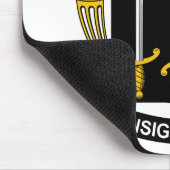 Fahne-Familienwappen Mousepad (Ecke)