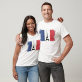Fahne Frankreichs T-Shirt (Unisex)