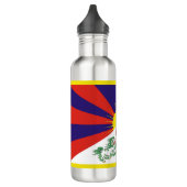 Fahne "Free Tibet" Edelstahlflasche (Links)