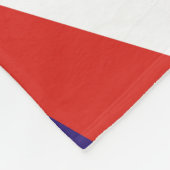 Fahne "Free Tibet" Fleecedecke (Ecke)