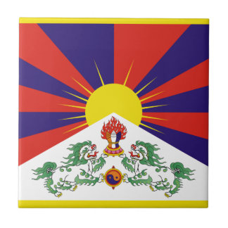 Fahne "Free Tibet" Fliese