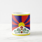 Fahne "Free Tibet" Kaffeetasse (Mittel)
