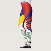 Fahne "Free Tibet" Leggings (Links)