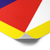 Fahne "Free Tibet" Poster (Ecke)