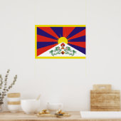 Fahne "Free Tibet" Poster (Küche)