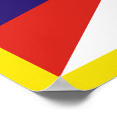 Fahne "Free Tibet" Poster (Ecke)