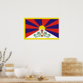 Fahne "Free Tibet" Poster (Küche)