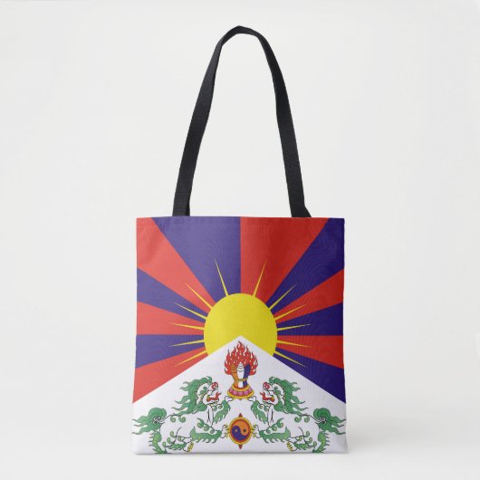 Fahne "Free Tibet" Tasche (Vorderseite)