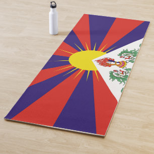 Fahne "Free Tibet" Yogamatte