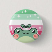 Fahne für abrosexual LGBT Button (Vorderseite)