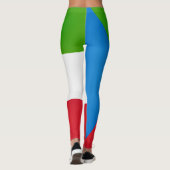 Fahne für Coole äquatoriale Guinea Leggings (Rückseite)