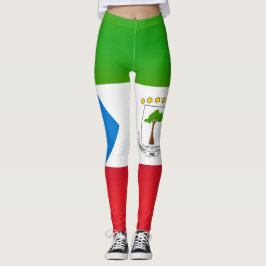 Fahne für Coole äquatoriale Guinea Leggings