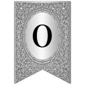 Fahne für das Brennen von Silver Glitzer Wimpelkette (Zweite Fahne)