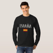 Fahne für das Shirt "Spanien Fußball" (Vorne ganz)