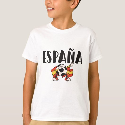 Fahne für das Shirt "Spanien Fußball" (Vorderseite)