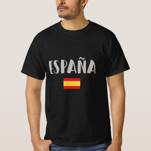 Fahne für das Shirt "Spanien Fußball" (Vorderseite)