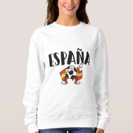 Fahne für das Shirt "Spanien Fußball" (Vorderseite)