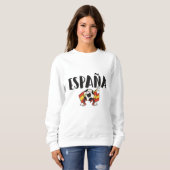 Fahne für das Shirt "Spanien Fußball" (Vorne ganz)