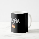 Fahne für das Shirt "Spanien Fußball" Kaffeetasse (VorderseiteRechts)