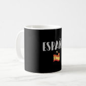 Fahne für das Shirt "Spanien Fußball" Kaffeetasse (Vorderseite Links)