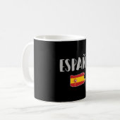 Fahne für das Shirt "Spanien Fußball" Kaffeetasse (Vorderseite Links)