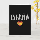 Fahne für das Shirt "Spanien Fußball" Karte (Gelbe Blume)