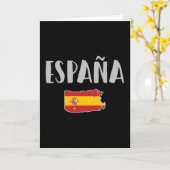 Fahne für das Shirt "Spanien Fußball" Karte (Gelbe Blume)