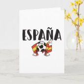 Fahne für das Shirt "Spanien Fußball" Karte (Gelbe Blume)