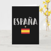 Fahne für das Shirt "Spanien Fußball" Karte (Gelbe Blume)