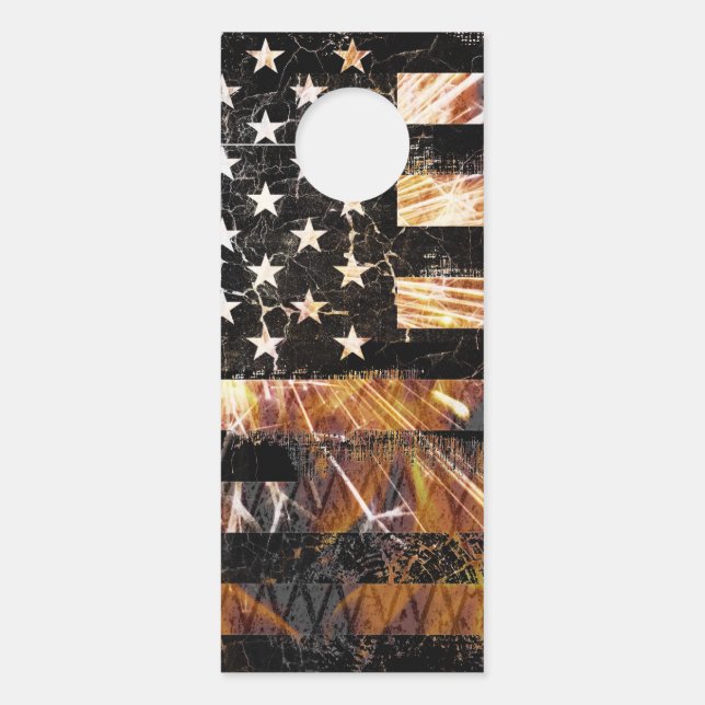 Fahne für den Industriebau Türanhänger (Vorderseite)