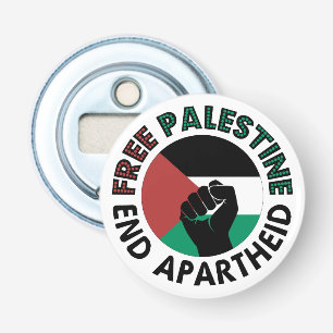 Fahne für ein freies Palästina-Ende der Apartheid Flaschenöffner