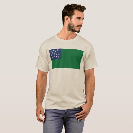Fahne für grüne Jungen T-Shirt (Vorne ganz)