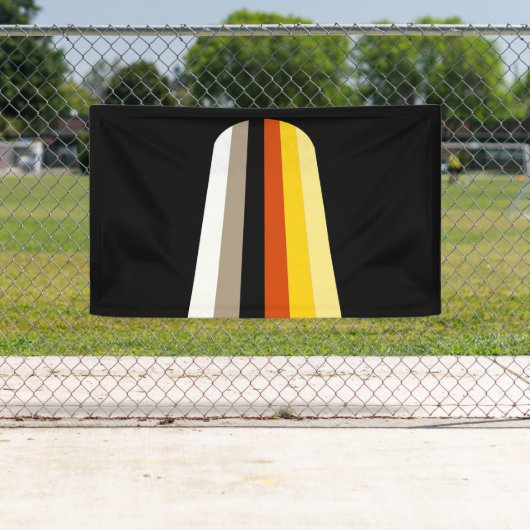 Fahne für lange Haare Banner (Insitu)
