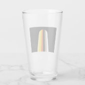 Fahne für lange Haare Glas (Rückseite)