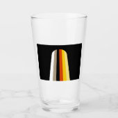 Fahne für lange Haare Glas (Vorderseite)