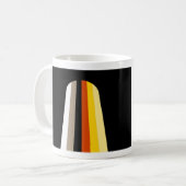Fahne für lange Haare Kaffeetasse (Vorderseite Links)