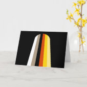 Fahne für lange Haare Karte (Gelbe Blume)