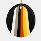 Fahne für lange Haare Keramik Ornament (Links)