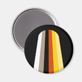 Fahne für lange Haare Magnet (Vorderseite/Rückseite)